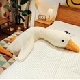 thumbnail image 4 of Almohada de peluche de ganso blanco gigante supersuave y bonita, animal de peluche de pato, 50 cm/90 cm/130 cm/160 cm/190 cm JFHHH pequeña, 4 of 4