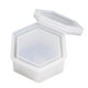 thumbnail image 1 of Molde de silicona para caja de almacenamiento de resina, para guardar joyas, adornos Hexágono, 1 of 7