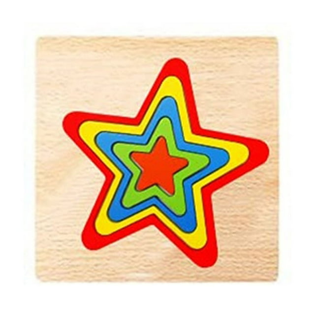 Educational Toddler Montessori Toy Wooden Shape Sorting Puzzle for Early Learning and Development in Preschool Activities