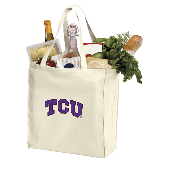 TCU Tote Bag Texas Christian Shopping Bags