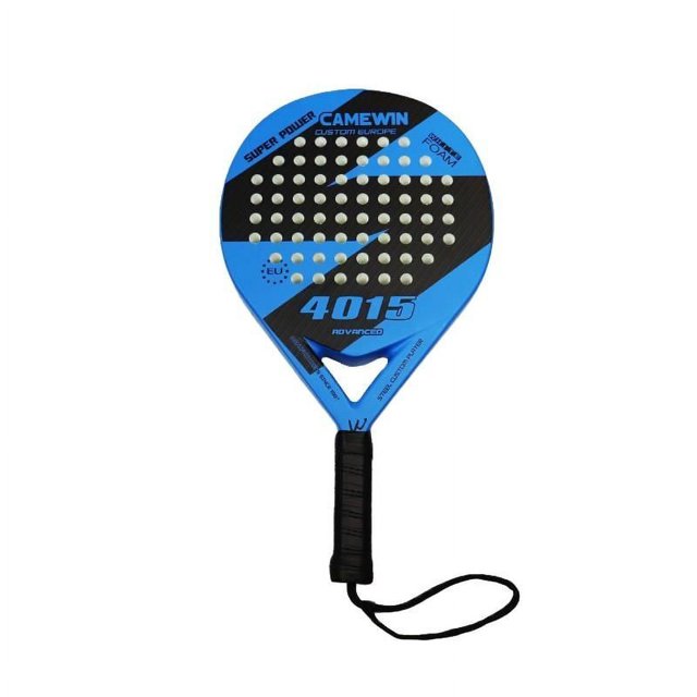 Raqueta de Pádel Professional Padel Raquet Carbon Fiber 4015 Azul con Funda