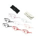 thumbnail image 3 of 8 gafas de diamantes de imitación de los años 50, lentes transparentes para ocio, salto de calcetines, carnaval y videojuegos., 3 of 7