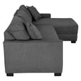 thumbnail image 4 of Love Chaise Esquinera Derecho Dicasa Smoky Petit 3 Plazas Gris para Sala, 4 of 10