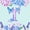 Blue Purple T, variant on Castle Fairy Floral Butterfly Letter H Twin Bedding Sets 7-Piece for Girls,Spring Garden Bedding Comforter Set