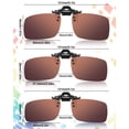 thumbnail image 2 of Gafas de sol Frienda con clip, polarizadas, 5 pares, antideslumbrantes, 2 of 7