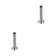 thumbnail image 1 of Matsuzay Tope de puerta de goma plateada - Puerta segura y segura Fácil de instalar Puerta de baño de puerta de acero inoxidable de metal plateado 12cm,1 2Conjunto, 1 of 6