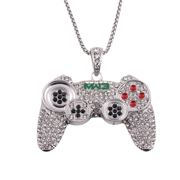 Guodhu Game Controller Necklaces, Hip Hop Necklace,Matching Necklace for Couples, Best Friend Necklace, Friendship Necklace