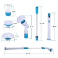 thumbnail image 2 of 1Pc Cleaning Brush Adjustable Waterproof Turbo Scrub Electric Spin Scrubber Cordless Charging Cleaner Bathroom Kitchen Cleaning yaoshenbao LED, 2 of 2