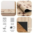 thumbnail image 6 of Keen Home Design Machine Washable Area Rugs with Non-slip Backing, Ideal for Hallway, Living Room, Bedroom, Kitchen and Laundry Room, Vintage Moroccan and Low Pile Rug - ( 2'6'' x 7'), 6 of 9