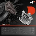 thumbnail image 2 of A-Premium Brake Caliper with Bracket Compatible with Dodge Challenger 2009-2010 Charger 2006-2014 Magnum 2006-2008 Rear Side 2-PC Set, 2 of 8