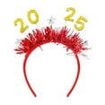 thumbnail image 2 of Herunwer 2025 New Year Headband Creative 2025 Party Headdress Glitter 2025 Number Hairband with Foil Strips for New Year Eve Party Hair Accessories, 2 of 6
