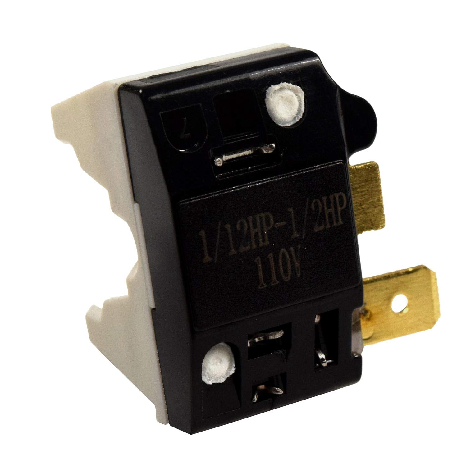 HQRP 4-Pack Compressor 4.7 Ohm 3-Pin PTC Starter/Start Relay and Overload Kit compatible with Mini Fridges, Compact Refrigerators, Beverage & Wine/Beer coolers, Deep Freezers, Beer/Wine Refrigerators