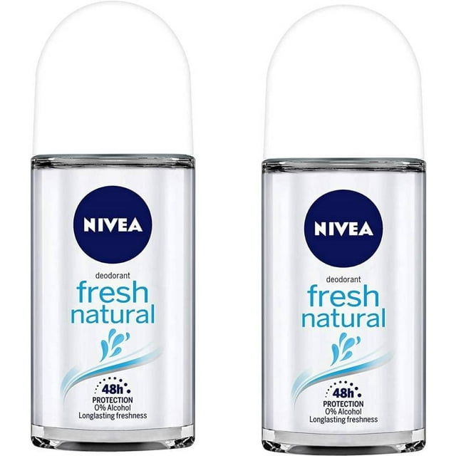 Nivea Fresh Natural Roll-On, 50 ml Chacun (Lot de 2)