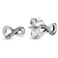 thumbnail image 6 of Pandora - Sparkling Infinity Stud Earrings - 298820C01, 6 of 6