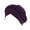 Z1-Purple, variant on Mifelio Turban for Women Fashion Women Braid Hat Muslim Ruffle Cancer Turban Wrap Cap Head Wrap for Women Black One Size