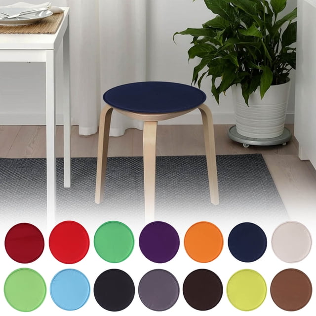 Cojines redondos para silla, asientos de comedor para exterior, impermeables, tela transpirable, estilo moderno, para jardín y patio, cómodo respaldo, juego de sillas. Blahzhy
