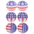 thumbnail image 1 of LEEYNEER 6 Pcs American Flag Lantern Decorations Fairy Lights Battery Operated Mini Lanterns Paper, 1 of 8