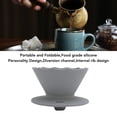 thumbnail image 3 of Coffee Dripper Portable Silicone Coffee Dripper Lightweight Hand Brewed Filter Heat and Travel Friendly with Silicone Coffee Filter, 3 of 7
