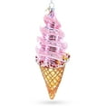 thumbnail image 2 of Pink Ice Cream Glass Christmas Ornament, 2 of 4