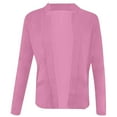 thumbnail image 6 of Dezsed Blazers for Women Business Casual Women's Color Casual Fashion Long-Sleeved Cardigan Jacket Coat Outerwear with Pocket Hot Pink L, 6 of 6