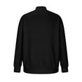thumbnail image 5 of Plus Size Sweatshirts for Men S-5XL Big and Tall Pullover Half Zipper Crewneck Long Sleeve Shirts Casual Color Block Comfort Sweatshirt Tops, 5 of 6