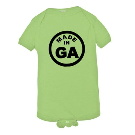 

PleaseMeTees™ Baby From Born Made In Georgia GA Logo Label Tag HQ Jumper