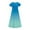 Blue, variant on Isvgxsz New Girls Dresses 10-12 (4-14Years)Girls Middle School Students Simple and Solid Colors Star Flashing Pockets Short Sleeves Skirts Pleated Dresses Long Skirts Casual Dresses