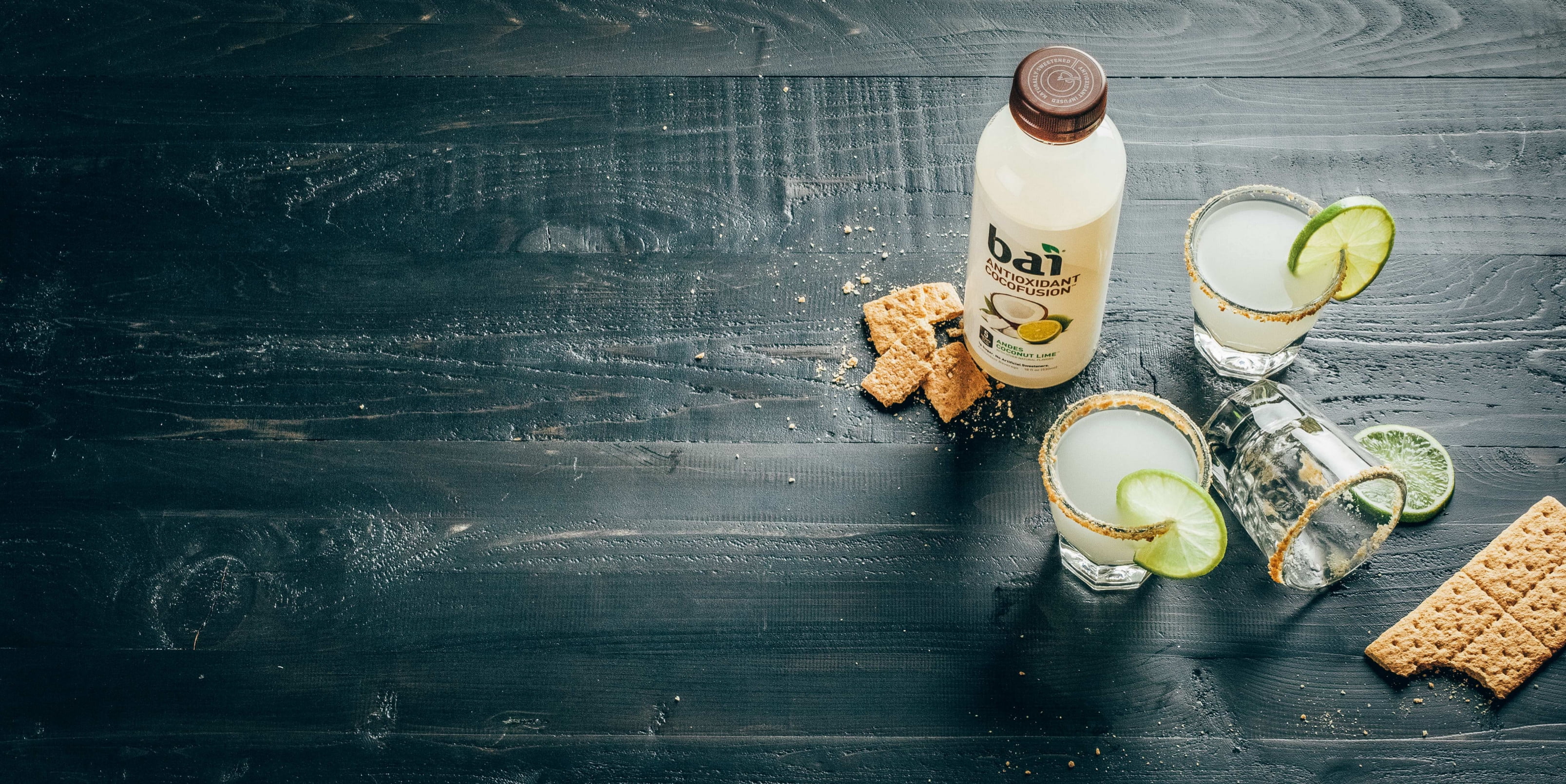 Bai Gluten-Free, Andes Coconut Lime, Antioxidant Infused Drink, 18 Fl Oz, 12 Pack Bottles