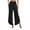 Black, variant on Sngxgn Women's High Waist Wide Leg Cargo Pants with Pockets Casual Fit Stretch Leggings Gym Sweatpants(Black,L)
