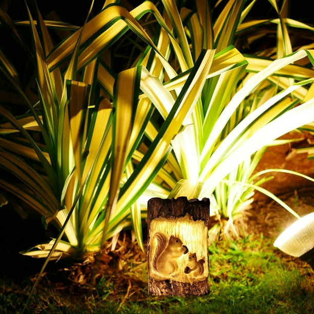 Ganfancp Luces Solares Estatuas de Resina Luces Solares de Jardín Luces Falsas Luces Solares de Noche Decoraciones Luces Solares de Jardín Artículos En Liquidación 1* Luz Nocturna Pendular