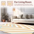 thumbnail image 2 of ODIKA 8' x 10' Machine Washable Non-Slip Area Rug, Geometric Chevron High Traffic Rug, Beige, 385186, 2 of 7