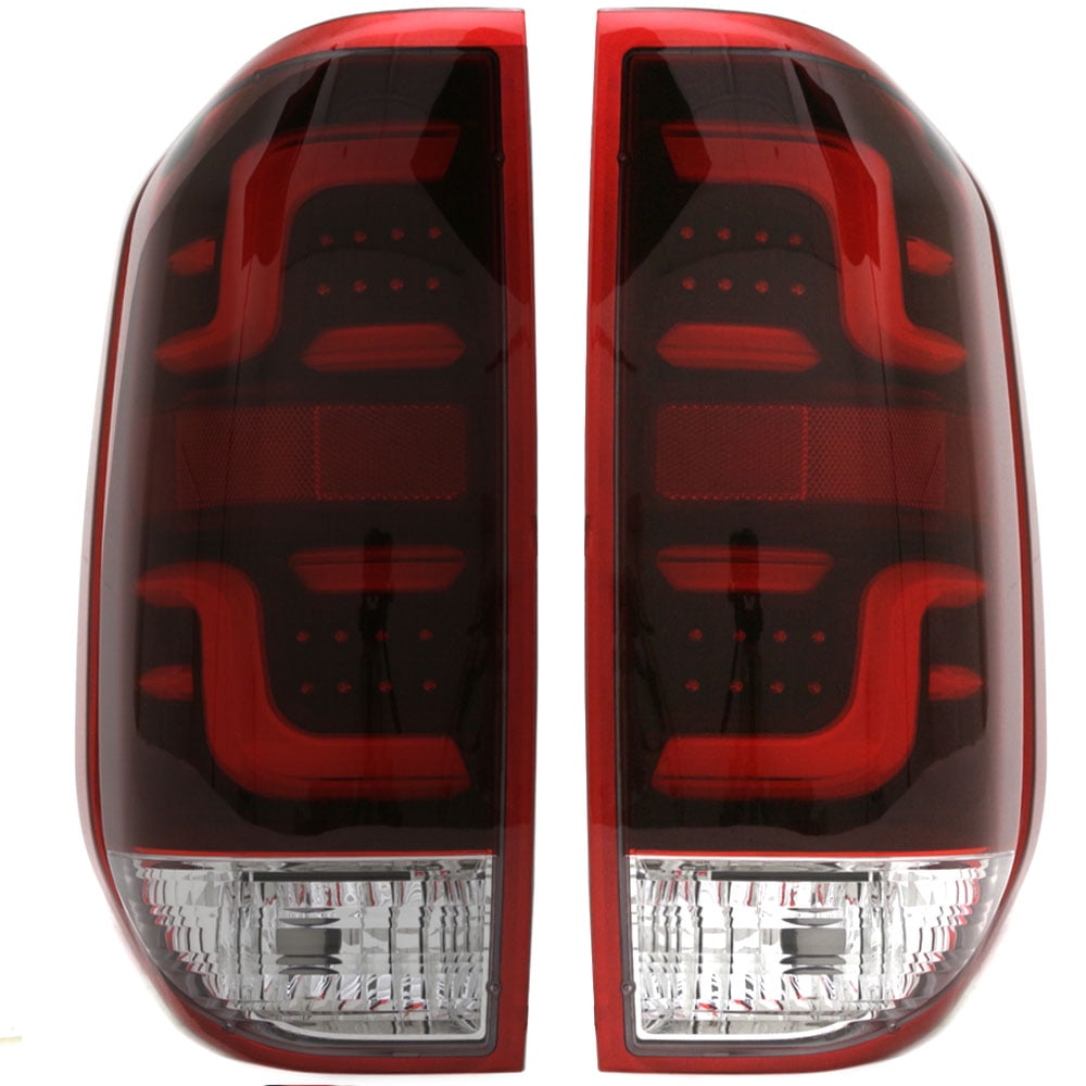 Latest Version For 2014-2017 Toyota Tundra LED Tail Lights w/ Red Lens