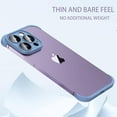 thumbnail image 2 of Compatible with iPhone 15 Pro Case Borderless Design Camera Lens Protection Slim Thin Lightweight Soft Silicone Frameless Case Shockproof Bumper Cover for Men and Women, Blue Titanium, 2 of 14