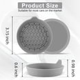 thumbnail image 5 of WLGJL Car Cup Holder Coaster, Silicone Cup Holder Insert, Universal Non-Slip, Gray 6 Pack, 5 of 5
