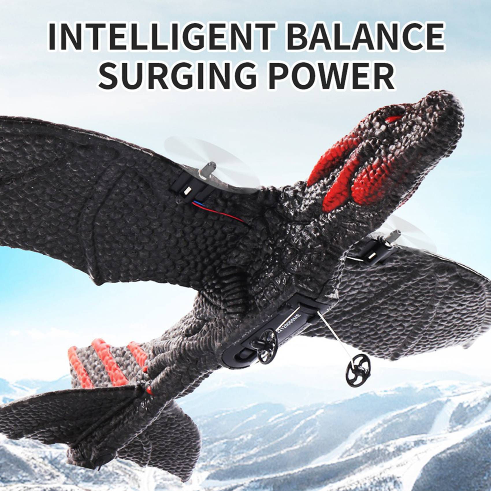 2X RC Plane 2.4G Simulated Flying Dragon Aircraft Remote Control Flying Model Glider Airplane EPP Foam Toys Gift