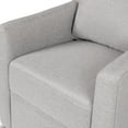 thumbnail image 6 of DaVinci Nova Pillowback Swivel Glider in Misty Grey, 6 of 6