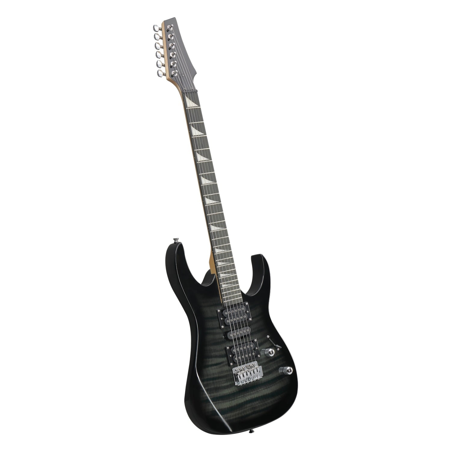 170 Model 39in Electric Guitar  HSH Pickups Black complete starter kit suit for Hard Tiger-striped Black