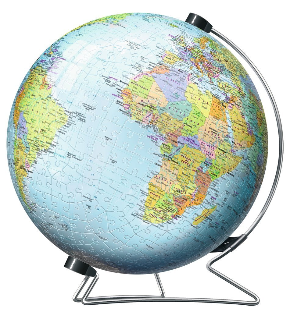 Ravensburger 3D Puzzle The Earth World Globe 540 Piece Jigsaw Puzzle