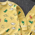 thumbnail image 4 of TOWED22 Little Girls Boys Pajamas Toddler Clothes Cute Graphic Cotton 2 Pieces Pjs Kids Jammies Sets Fall Winter Sleepwear 6-24 Months 2t 3t 4t 5t 6t 7t 8t 9t Children(Light Yellow,3-4 Y), 4 of 4
