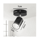 thumbnail image 2 of Lámpara De Techo/pared Spot Para Sobreponer Angulo Ajustable Lab.G Negro, 2 of 5