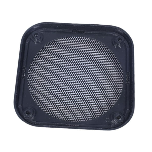 Cubierta de rejilla para altavoz para de audio de coche y hogar Accesorios cuadrados resistentes Fácil de instalar Rejilla de altavoz práctica 4 pulgadas
