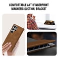 thumbnail image 5 of Dteck Slim Magnetic Leather Case for Samsung Galaxy S24 Ultra,Luxruy Business Men Women Case Flip Kikcstand Cover for Galaxy S24 Ultra,Brown, 5 of 7