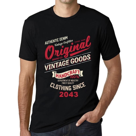 T-Shirt Graphique pour Homme Original Vintage depuis 2043