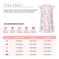 thumbnail image 3 of Fotbe Cute Piggy Ballerina Vestido de Dormir para Niñas de 3 a 10 Años, Mangas Cortas, Estilo Princesa, Pijama Camisón con Mangas Voladas-Large, 3 of 6