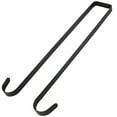 thumbnail image 3 of Double Sided Wreath Hanger - Casewin Black 15" Wreath Hanger for Front Door Christmas Decorations Metal Over The Door Hooks (Double Hangers), 3 of 7
