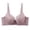 Pink, variant on Sports Bras for Women Plus Size V Neck Front Bow Lace Soft Bra Full Coverage Supportive Spaghetti Strap V Neck Breathable Bra Solid Everyday Bra