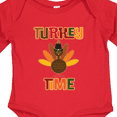 thumbnail image 4 of Inktastic Thanksgiving Turkey Time Boys or Girls Long Sleeve Baby Bodysuit, 4 of 5