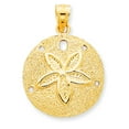 thumbnail image 1 of 14k Yellow Gold Sand Dollar Pendant Charm, 1 of 2