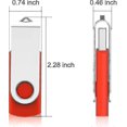 thumbnail image 4 of 10 Pack Usb Flash Drives Usb 2.0 Thumb Drive Bulk Pack Swivel Memory Stick Fold Storage Jump Drive Z_c*, 4 of 5