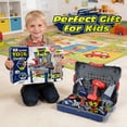 thumbnail image 4 of JoyStone 2 IN 1 Kids Tool Set Bench, Realistic Toy Tools with Realistic Tools and Electric Drill, Learning Gift for Kids Age 3-7, 4 of 11